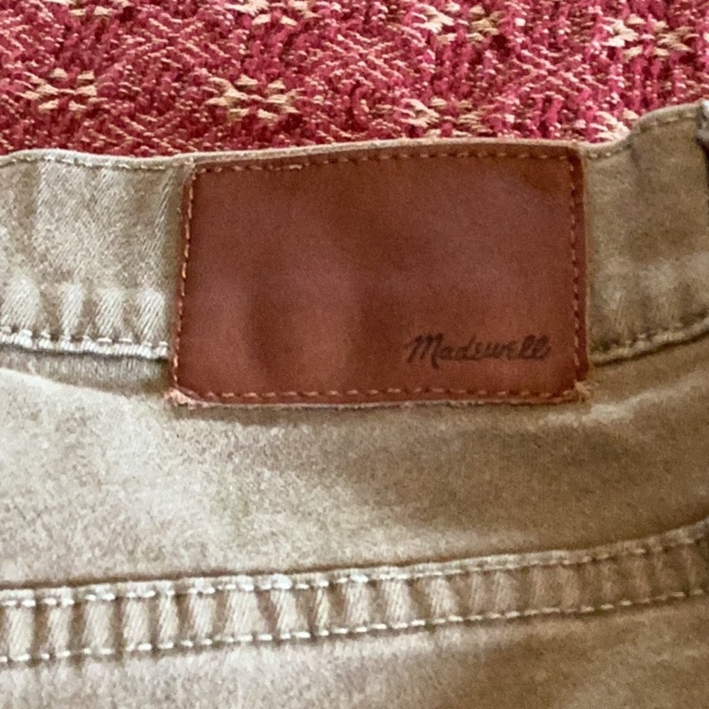 Madewell Khaki jeans 9” high riser Skinny Skinny size 32 - Picture 4 of 6